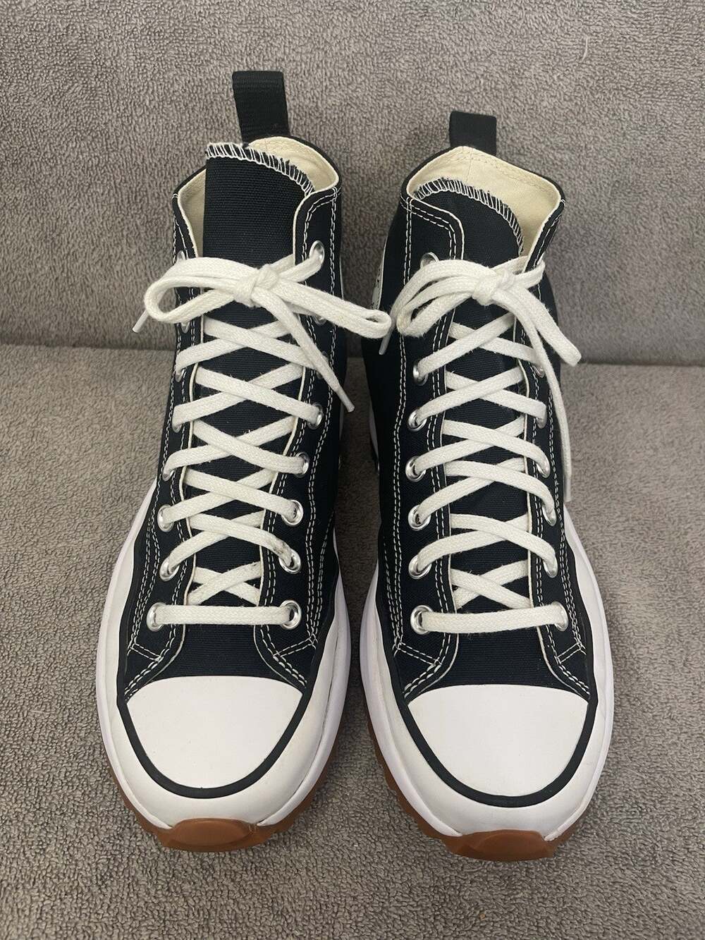 Converse Run Star Hike High Top Black Size Men 8 Women's 9.5